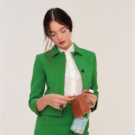 Léonie Cassel's sister Deva Cassel during the photoshoot of MUSE Magazine.